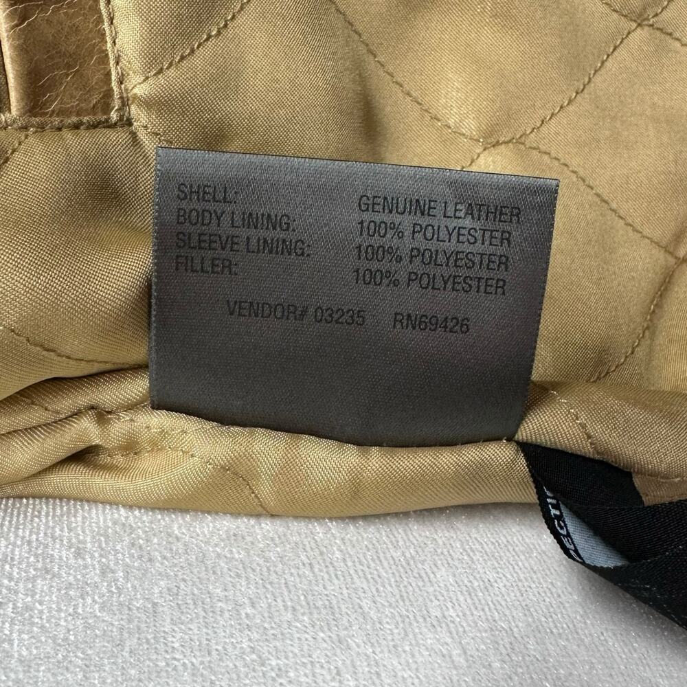 Vintage Wilsons Leather Women’s Tan Genuine Leather Jacket - Size Small - Picture 5 of 6